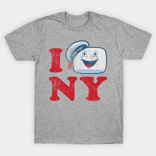 Stay Puft Loves New York T-Shirt by Tee Arcade